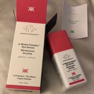 Drunk Elephant A-Shaba Complex Eye Serum 0.1% Retinol + 3% Caffeine 15ml NIB